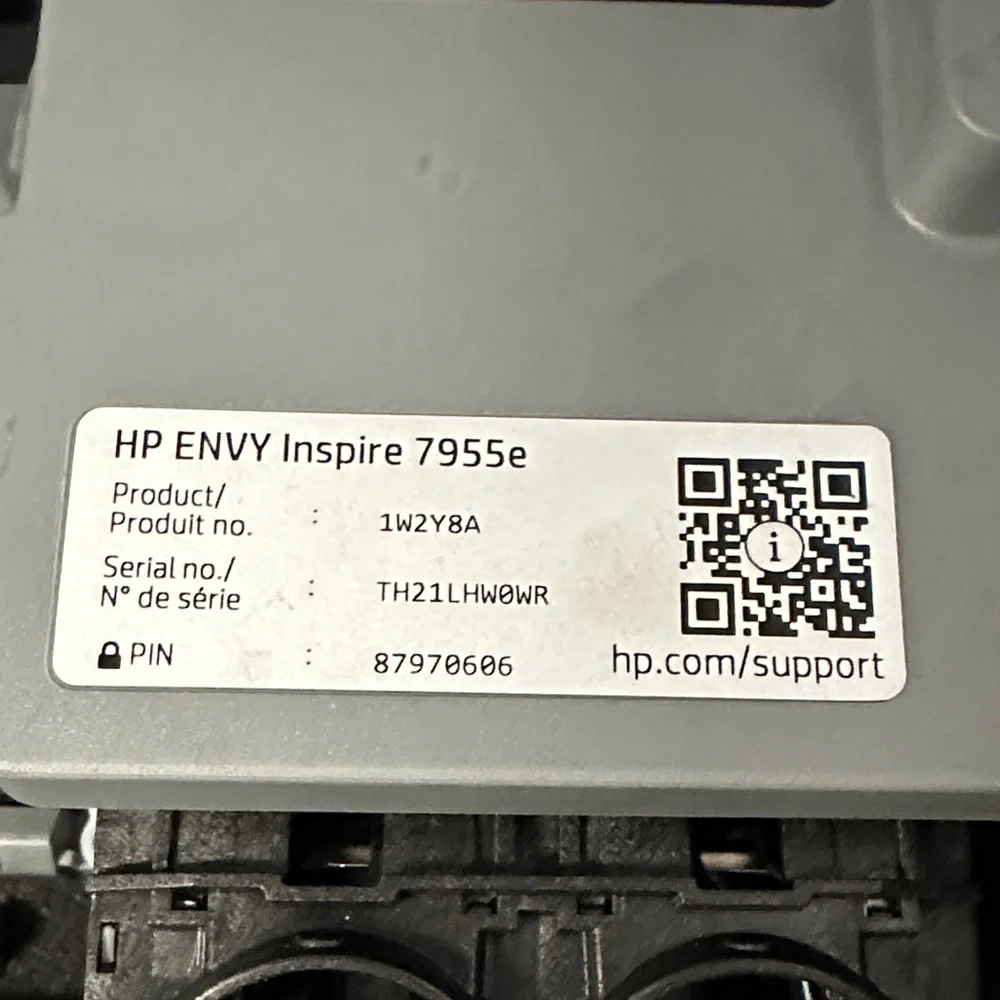 HP All-in-One Printer - White and Tan